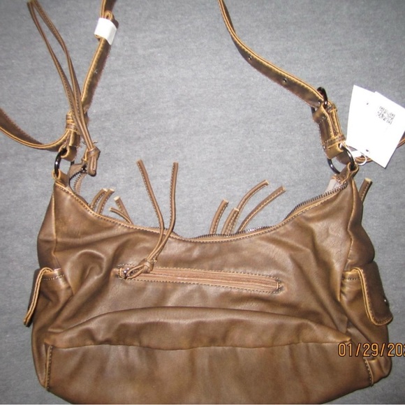 brown angle kiss leather purse - Picture 4 of 6